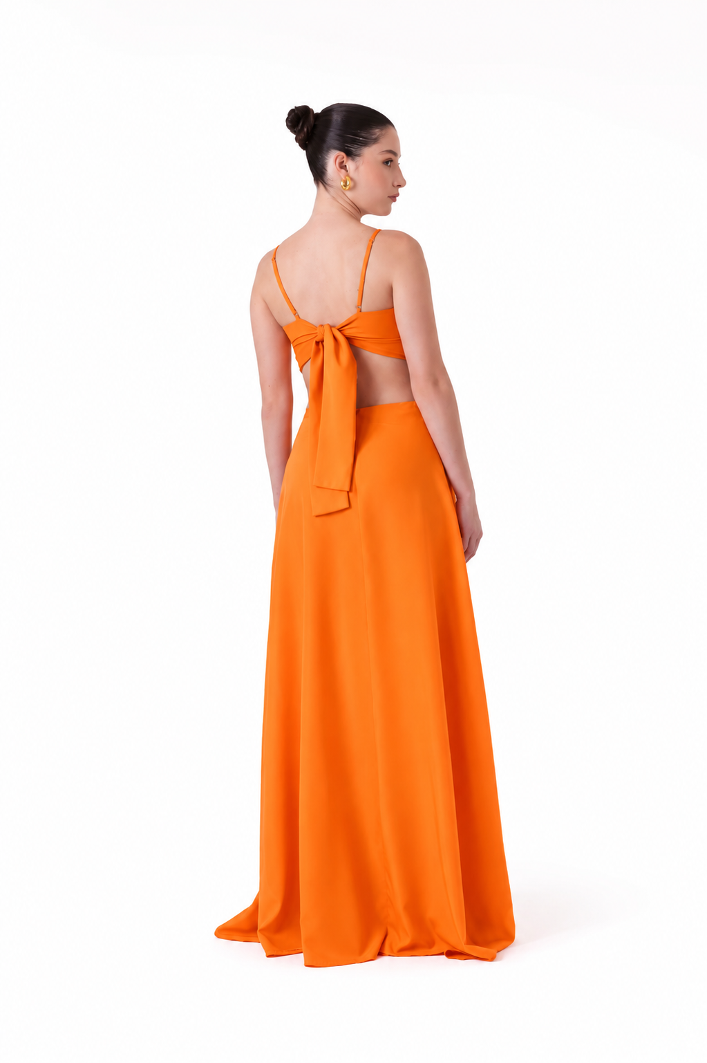 Maxidress Franchesca Naranja