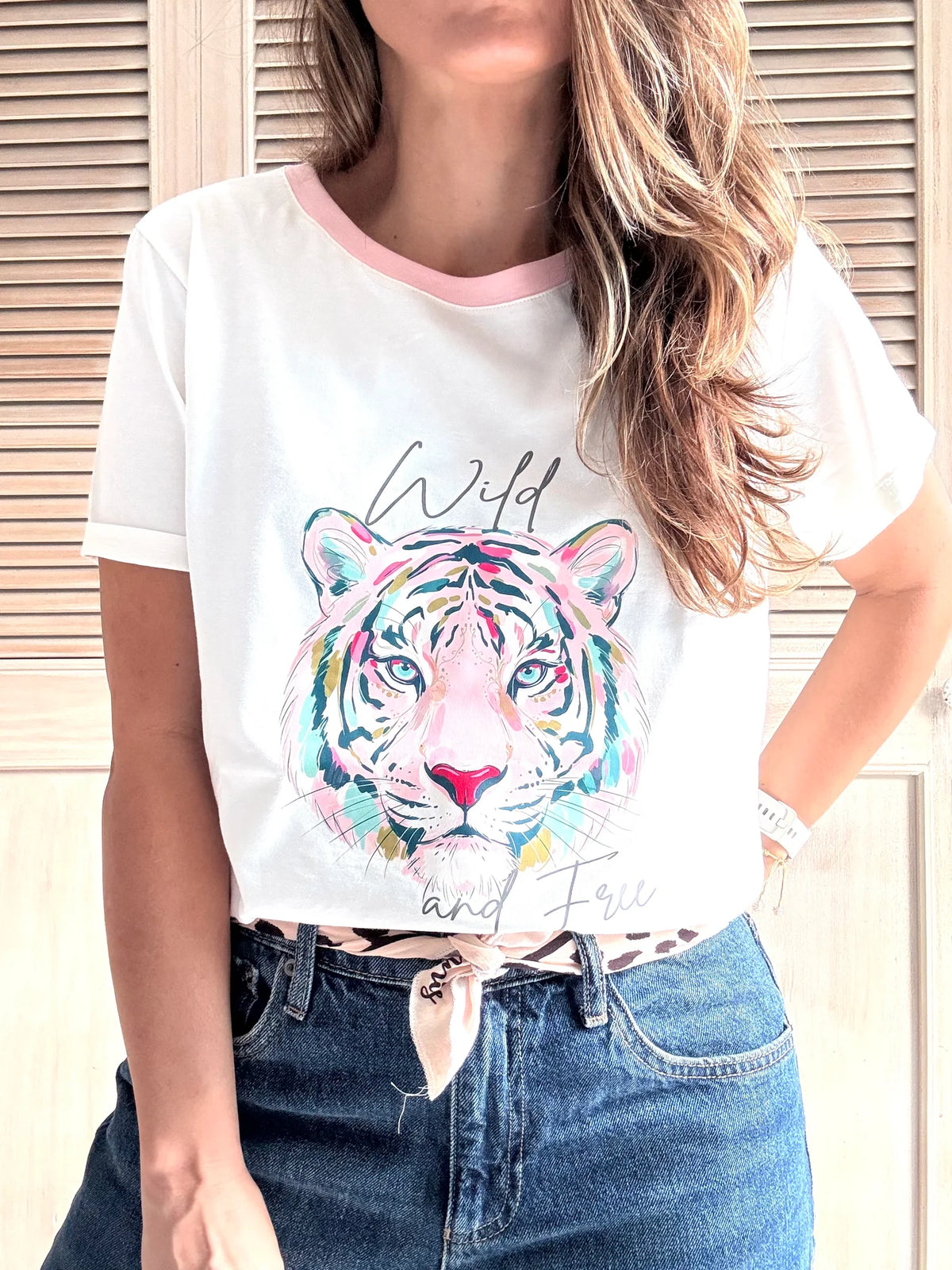 Camiseta Basica Trigre Wild and Free