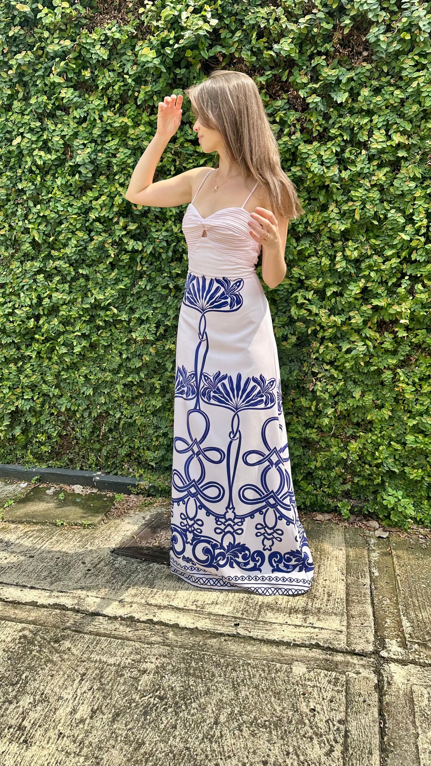 Vestido Elda Azul