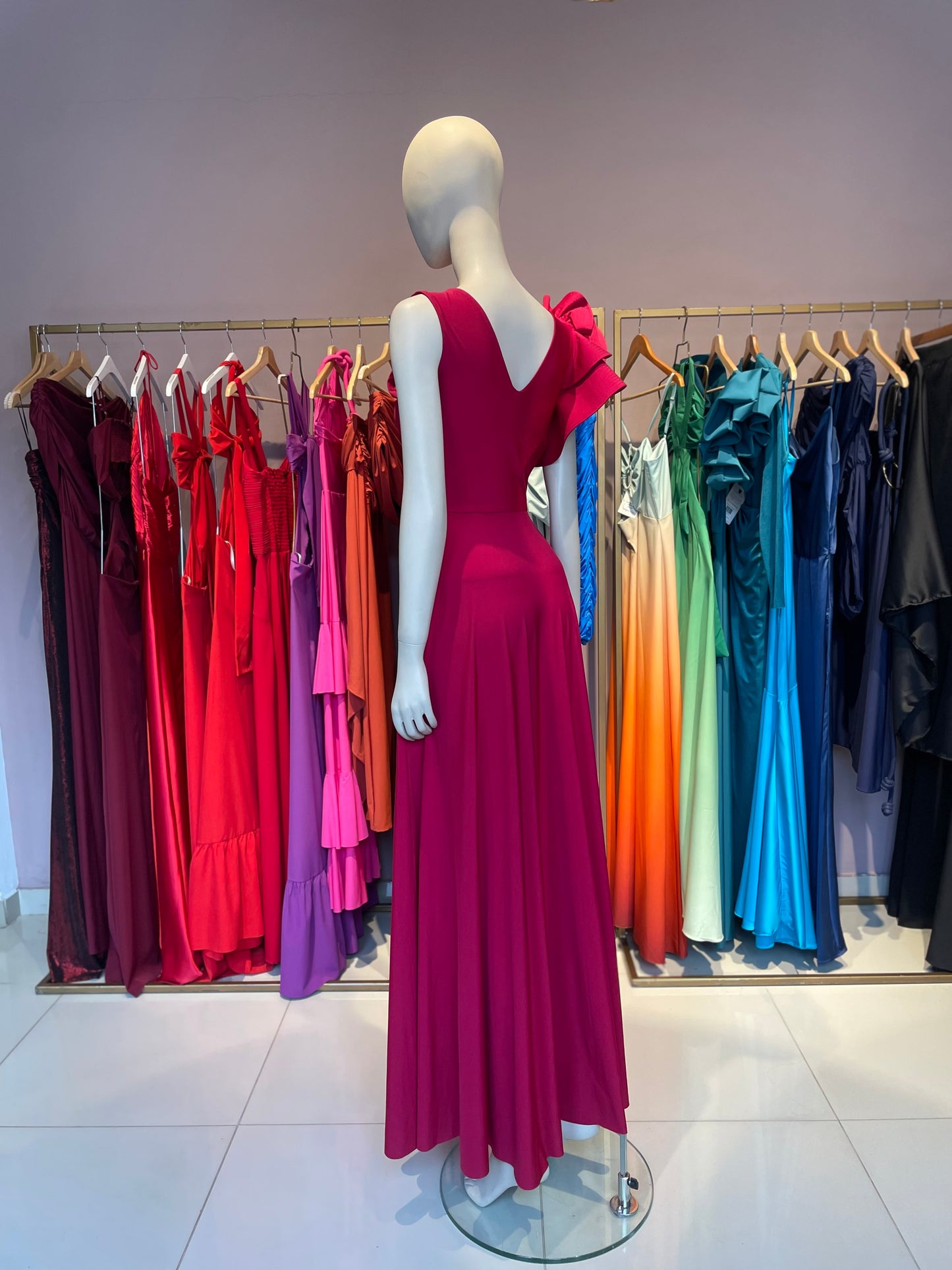 Vestido Paloma Cereza