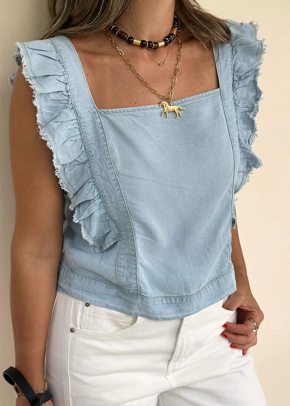 Blusa Aranza Índigo