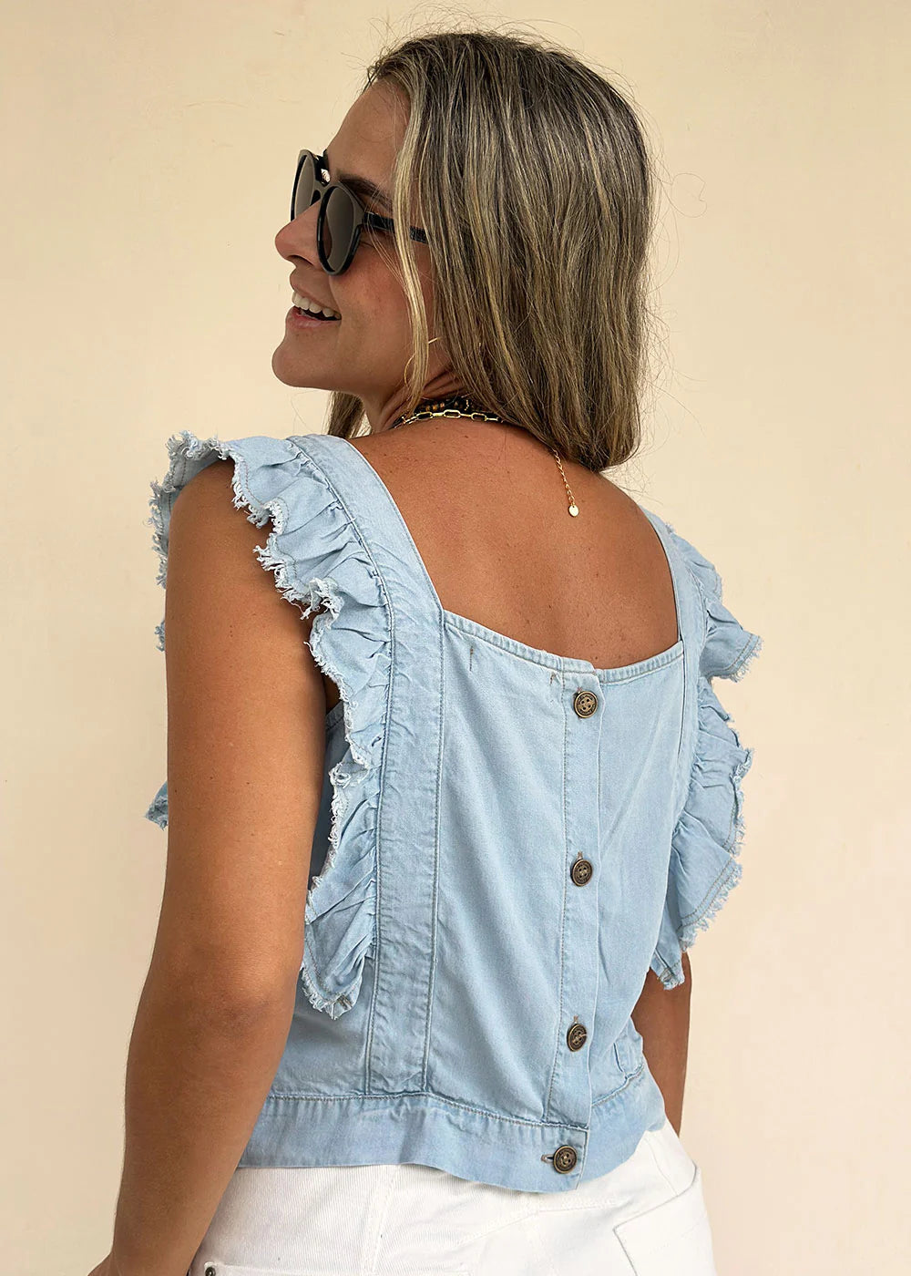 Blusa Aranza Índigo