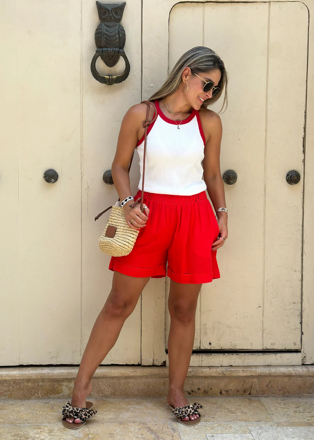 Blusa Cruz Rojo