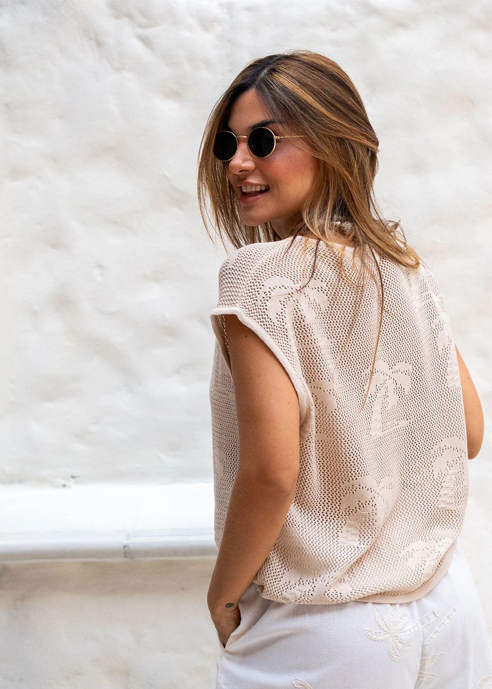 Blusa Fontana Palmeras