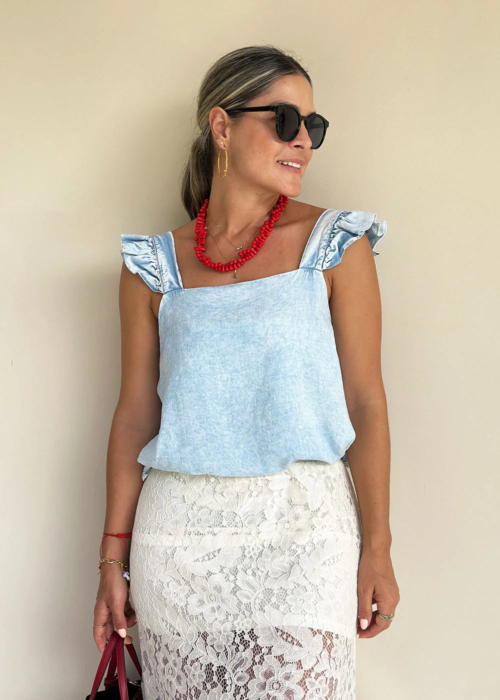 Blusa Luisa Índigo
