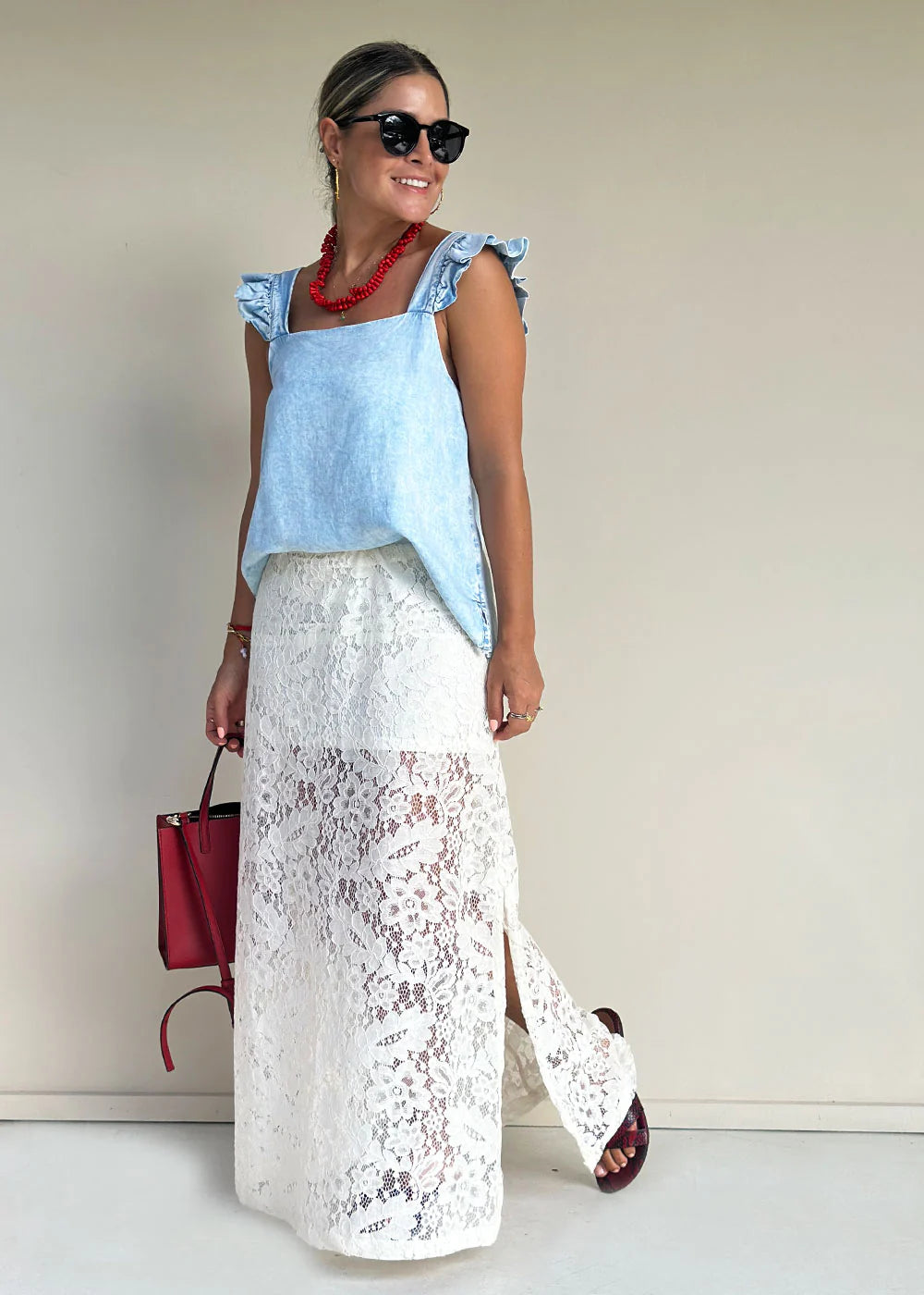 Blusa Luisa Índigo