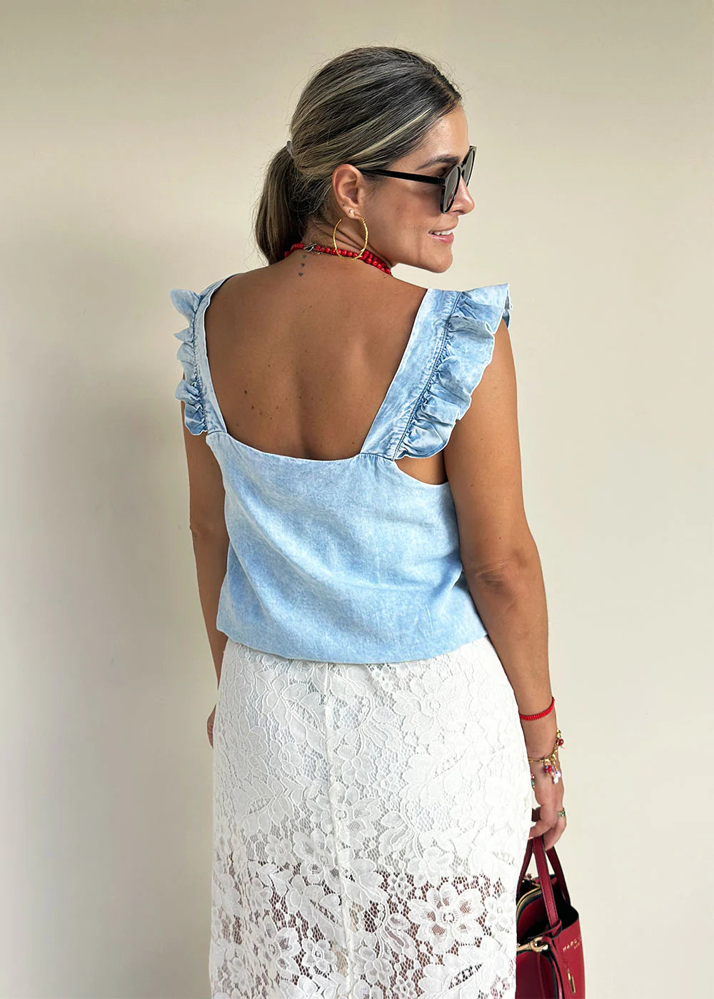 Blusa Luisa Índigo