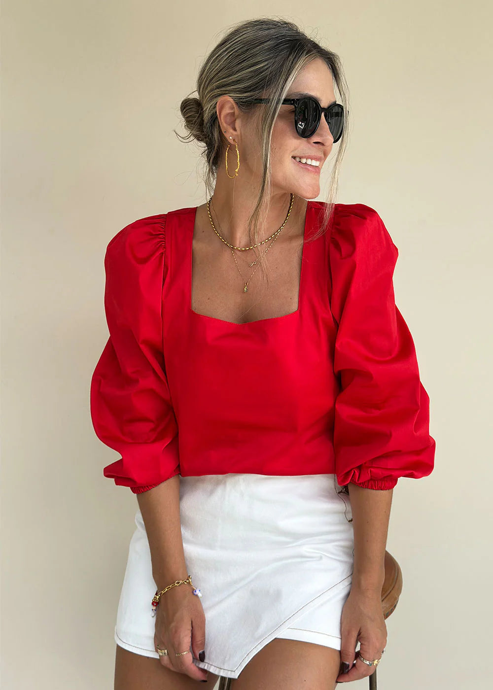 Blusa Paulina Rojo