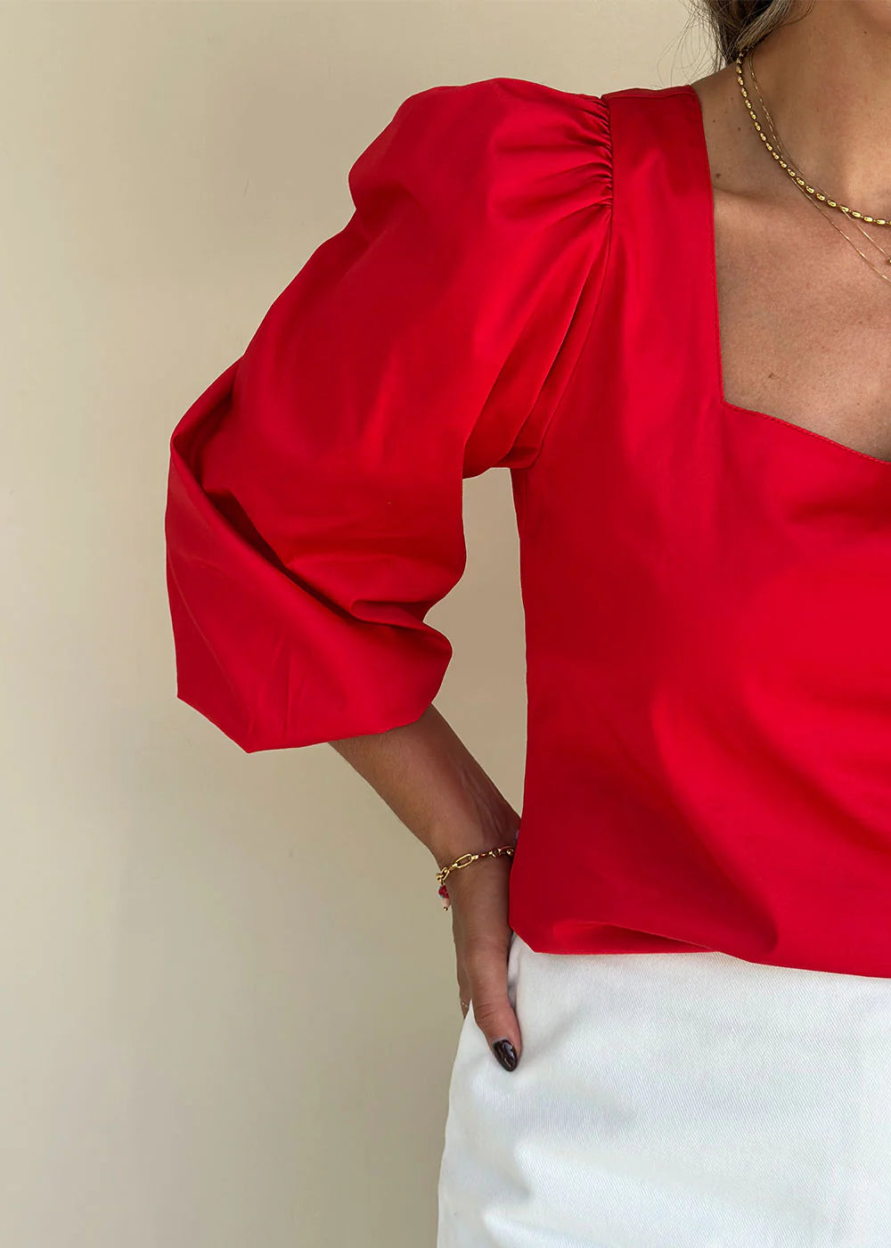 Blusa Paulina Rojo