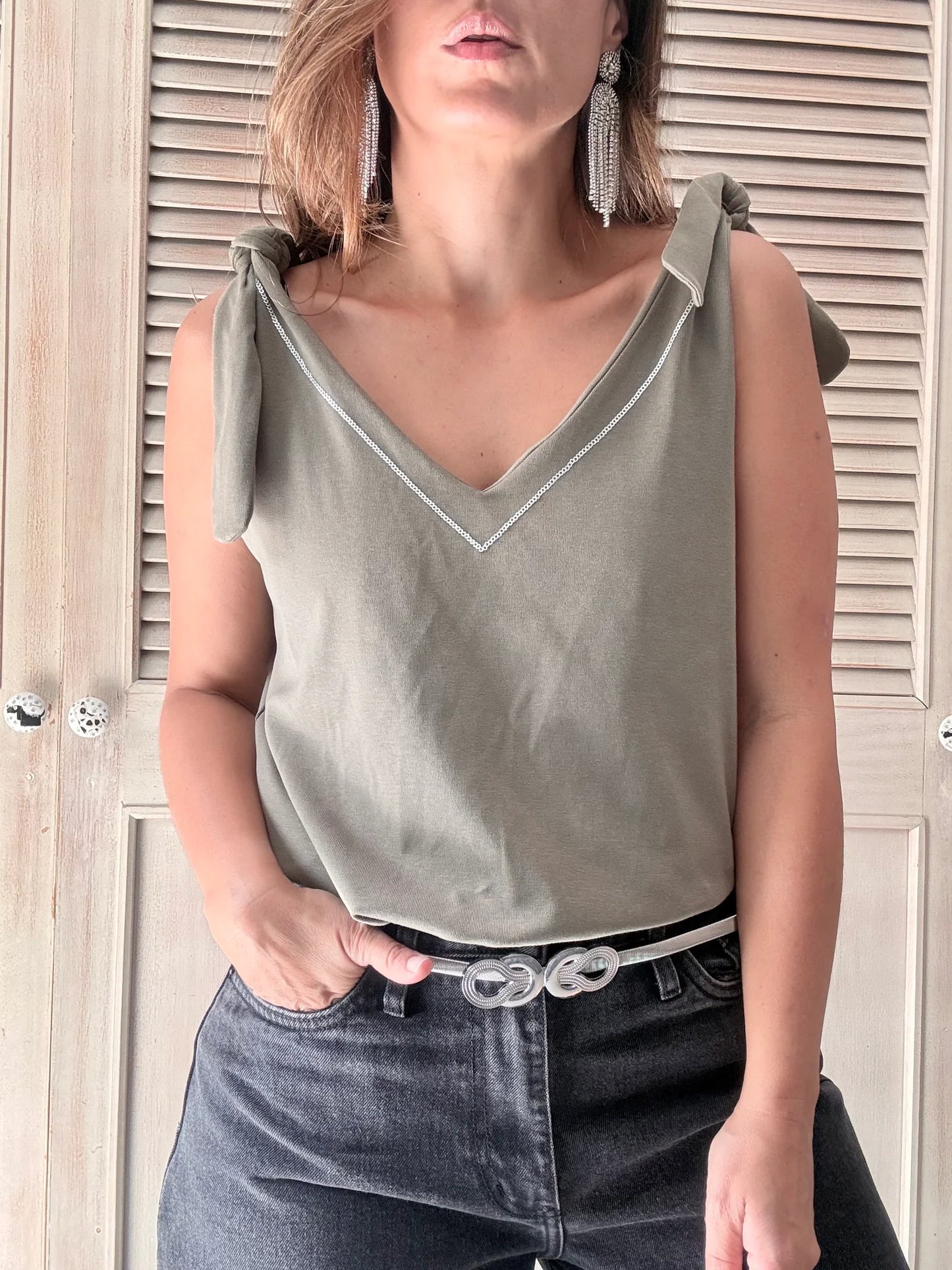 Blusa Santorni Apliques