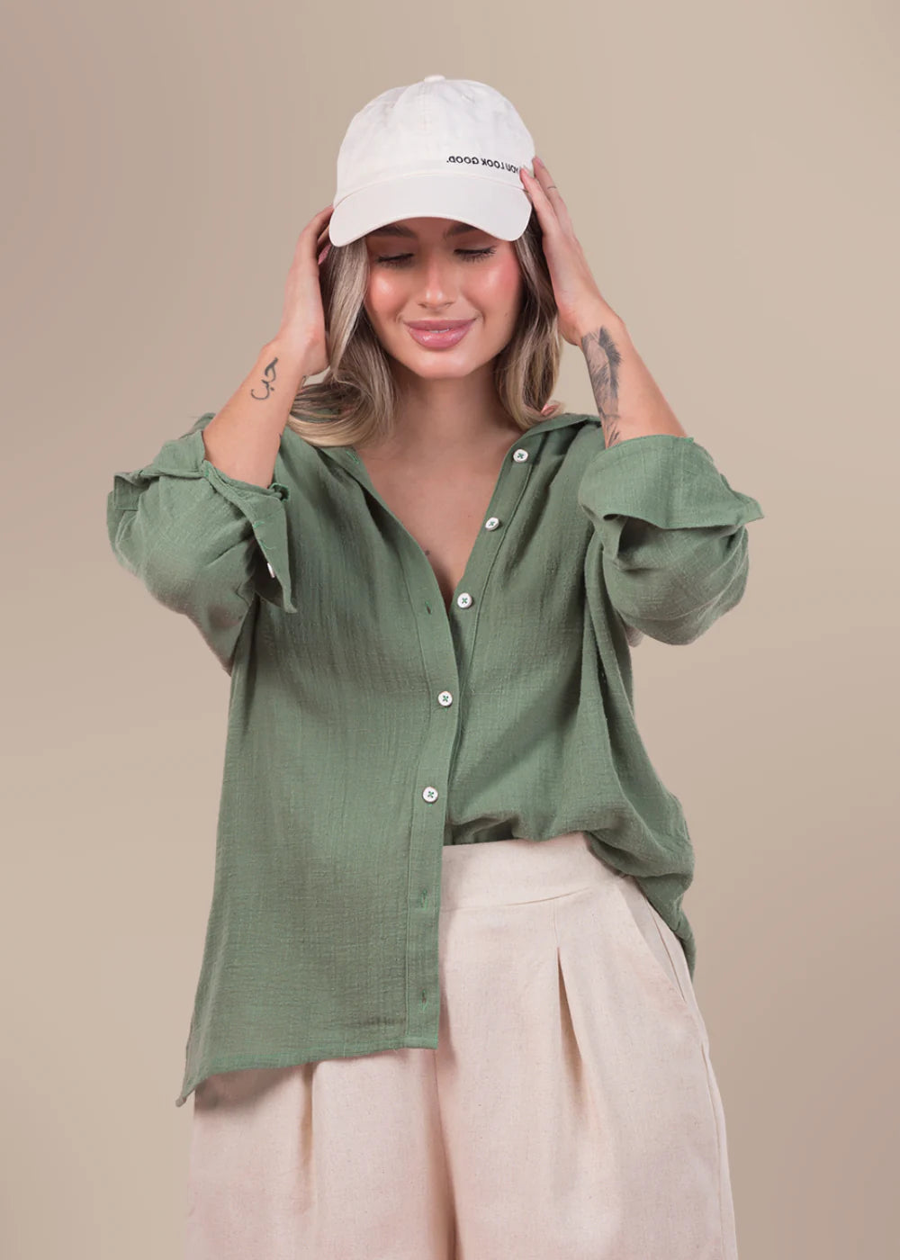 Camisa Lola Pradera Verde