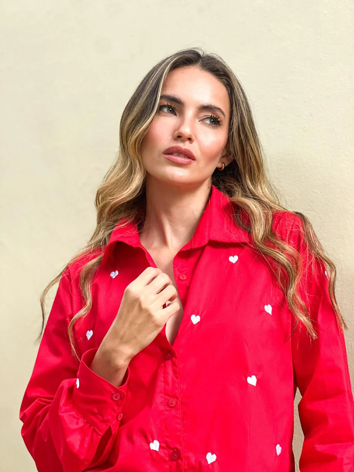 Camisera Juana Rojo