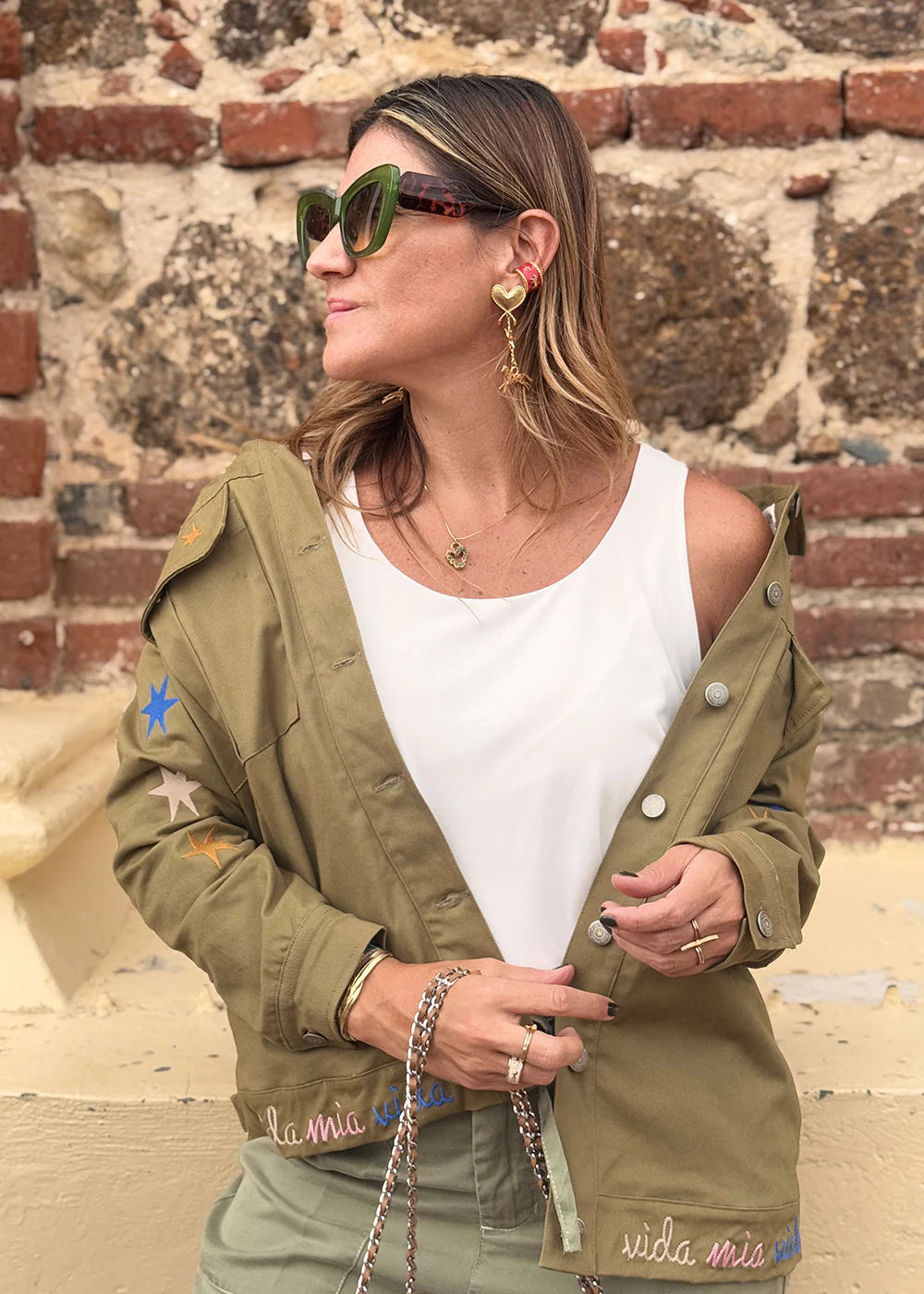 Chaqueta Romina Verde