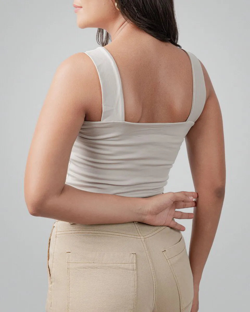 Crop Top Ludus Taupe