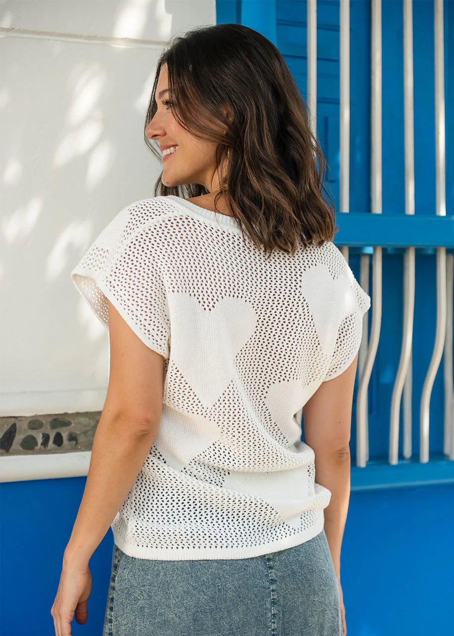 Blusa Susana Corazones