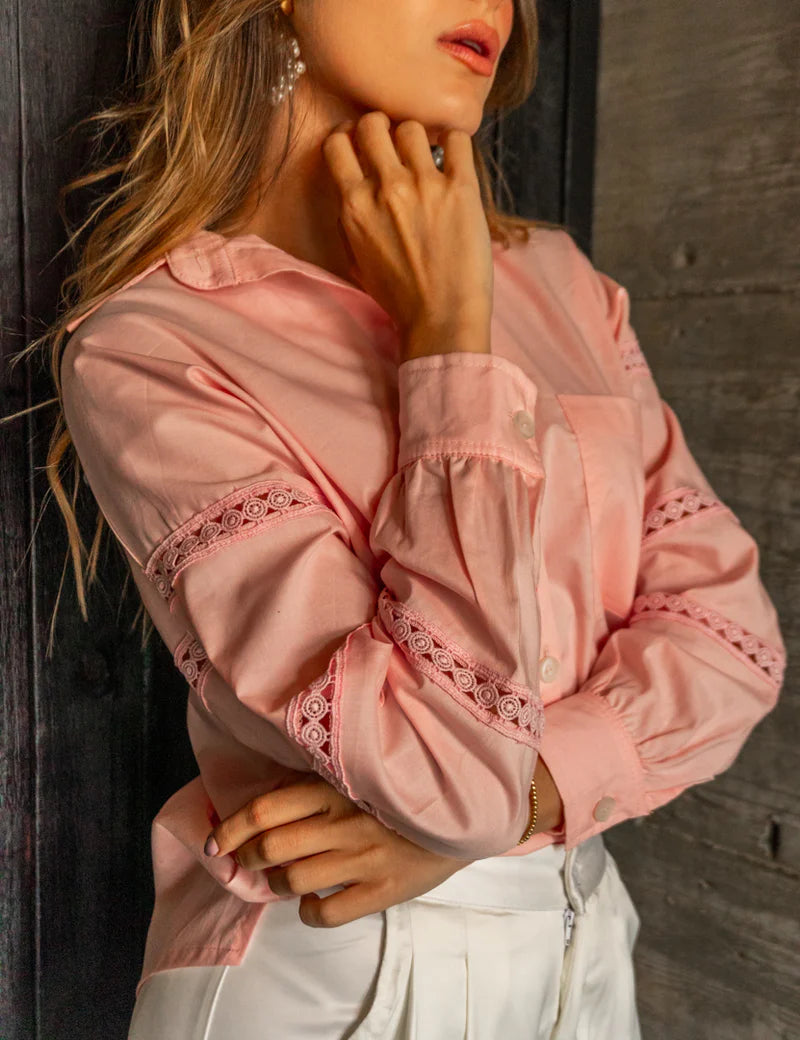 Camisero Florida Rosa