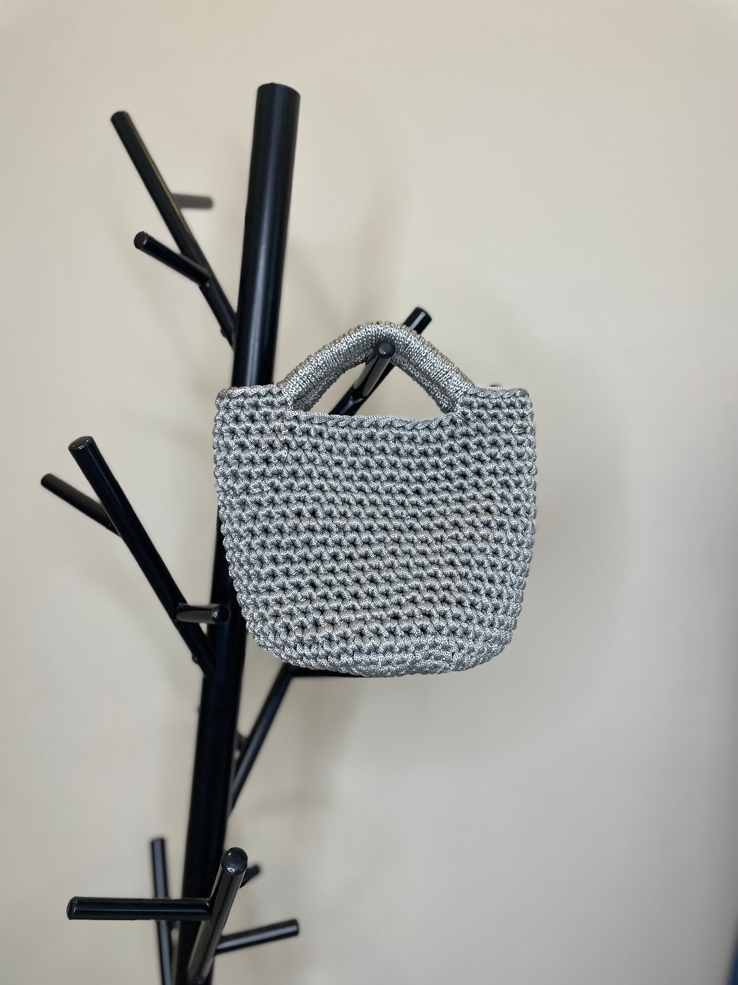Bolso Mini Plateado