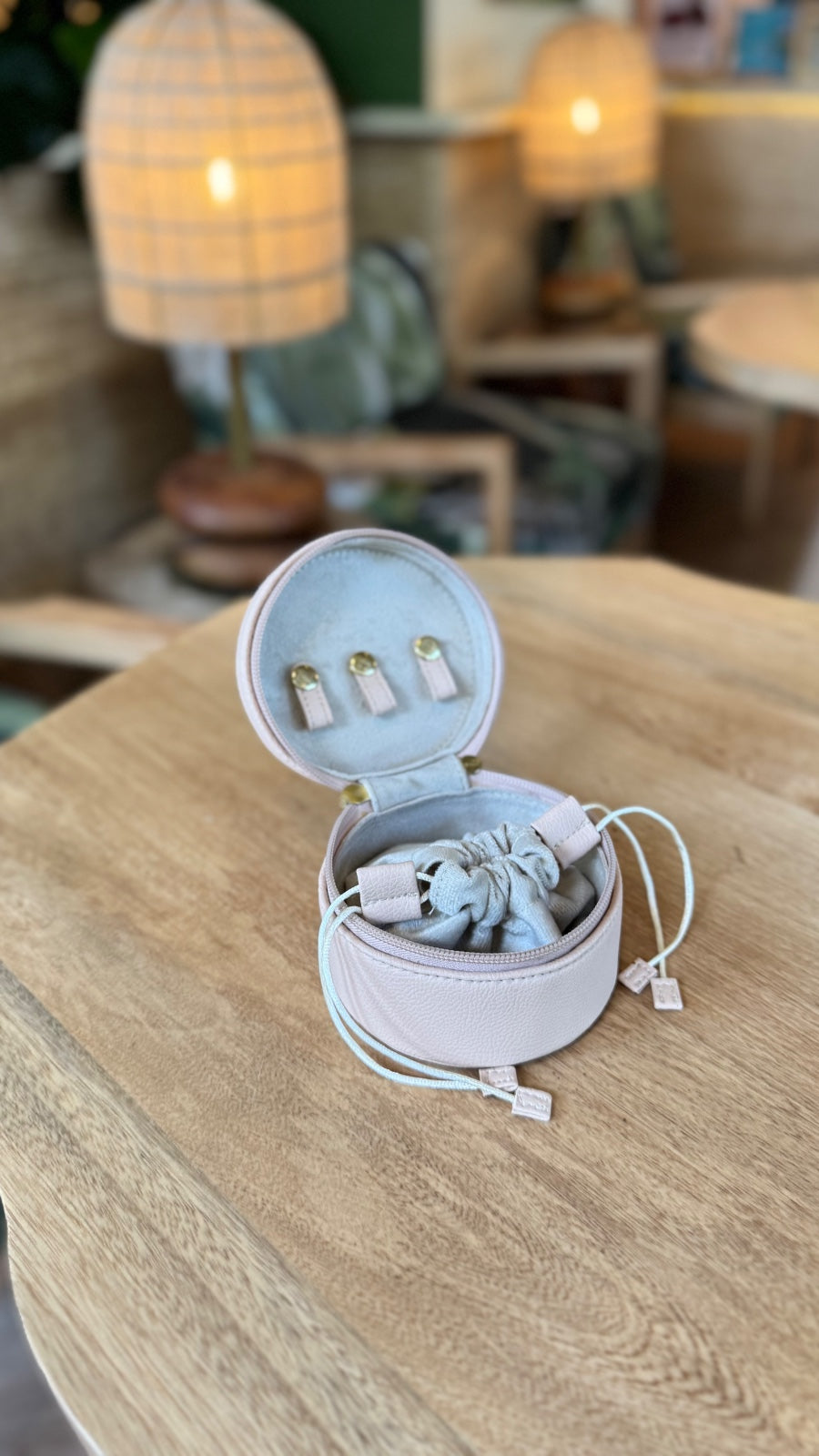 Jewelry Case - Estuche Redondo Pequeño