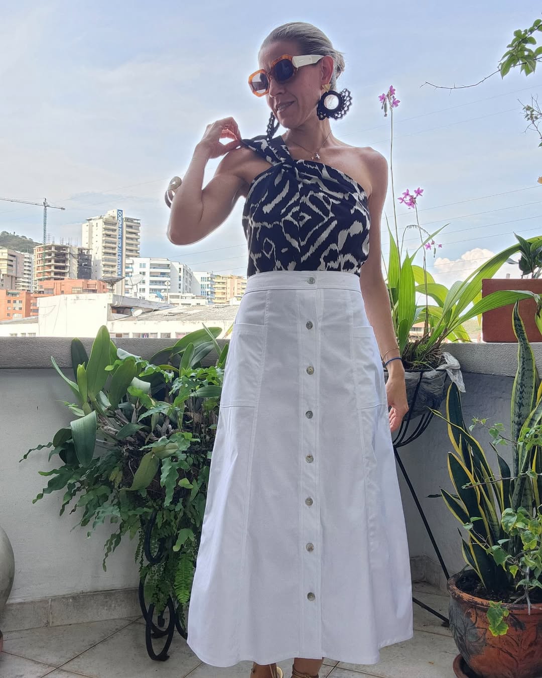 Falda Luz Blanco