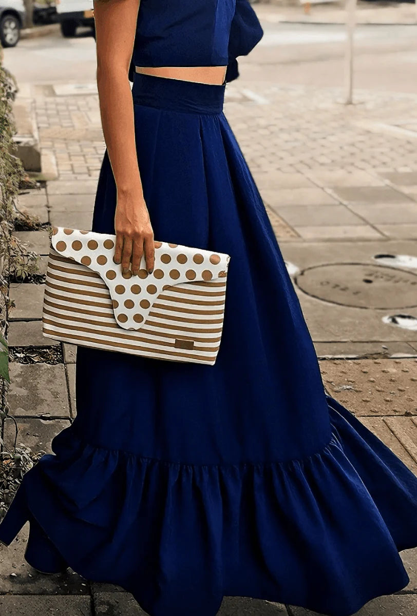 Falda Martina Azul Turquí