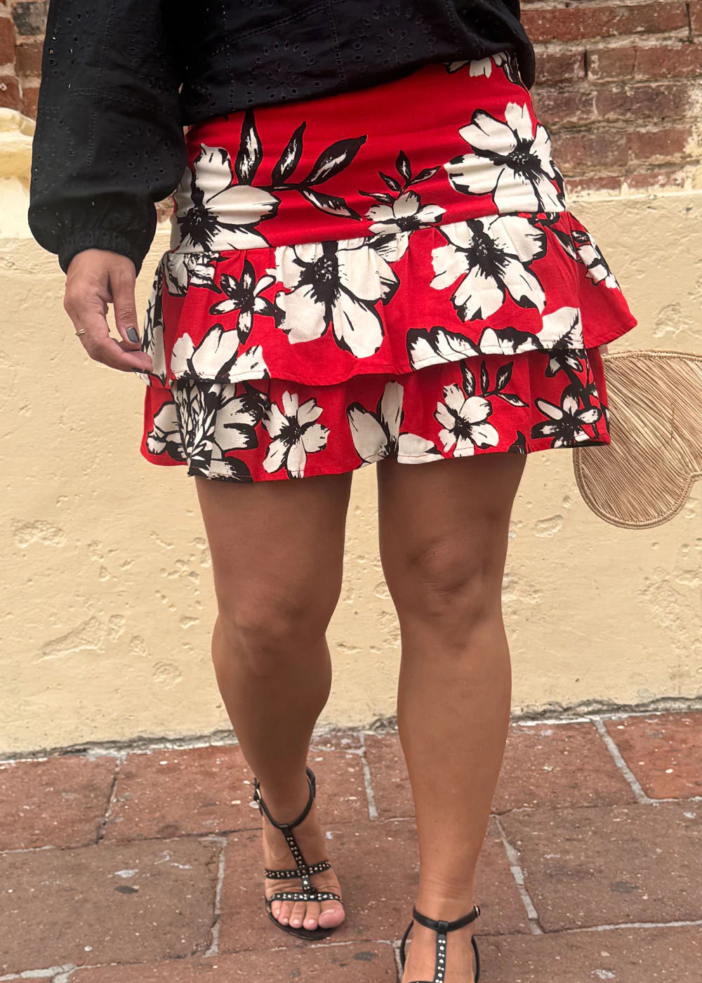 Falda Monarca Mini Rojo