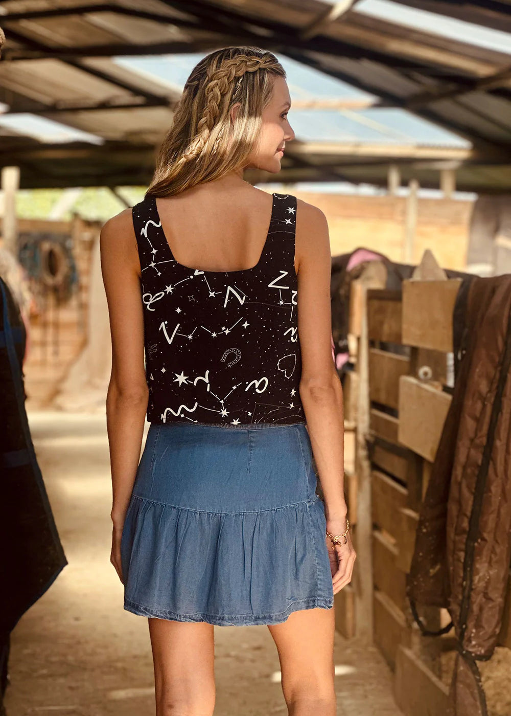 Falda Telma Azul
