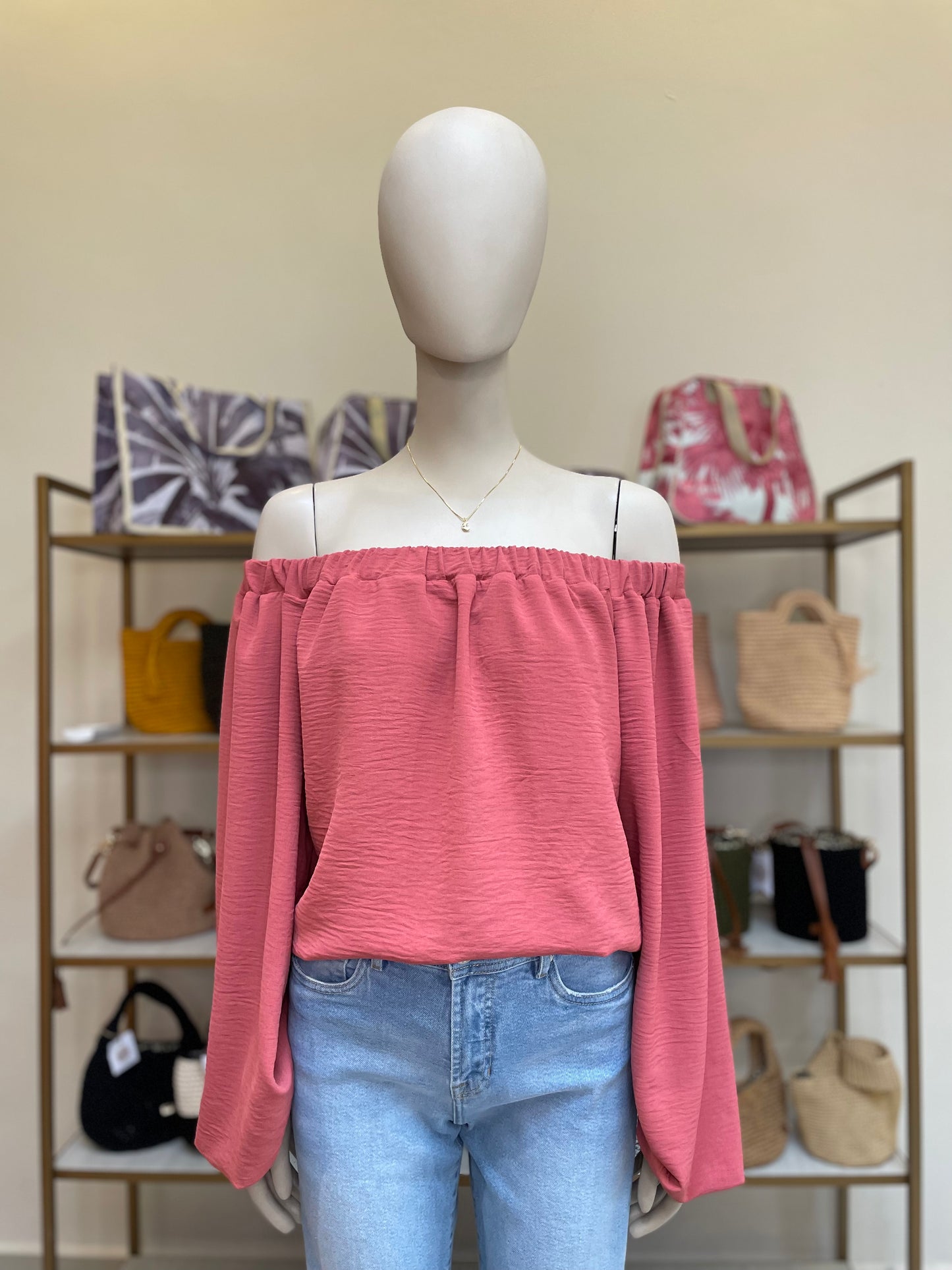 Blusa Lucía Cuello Bandeja