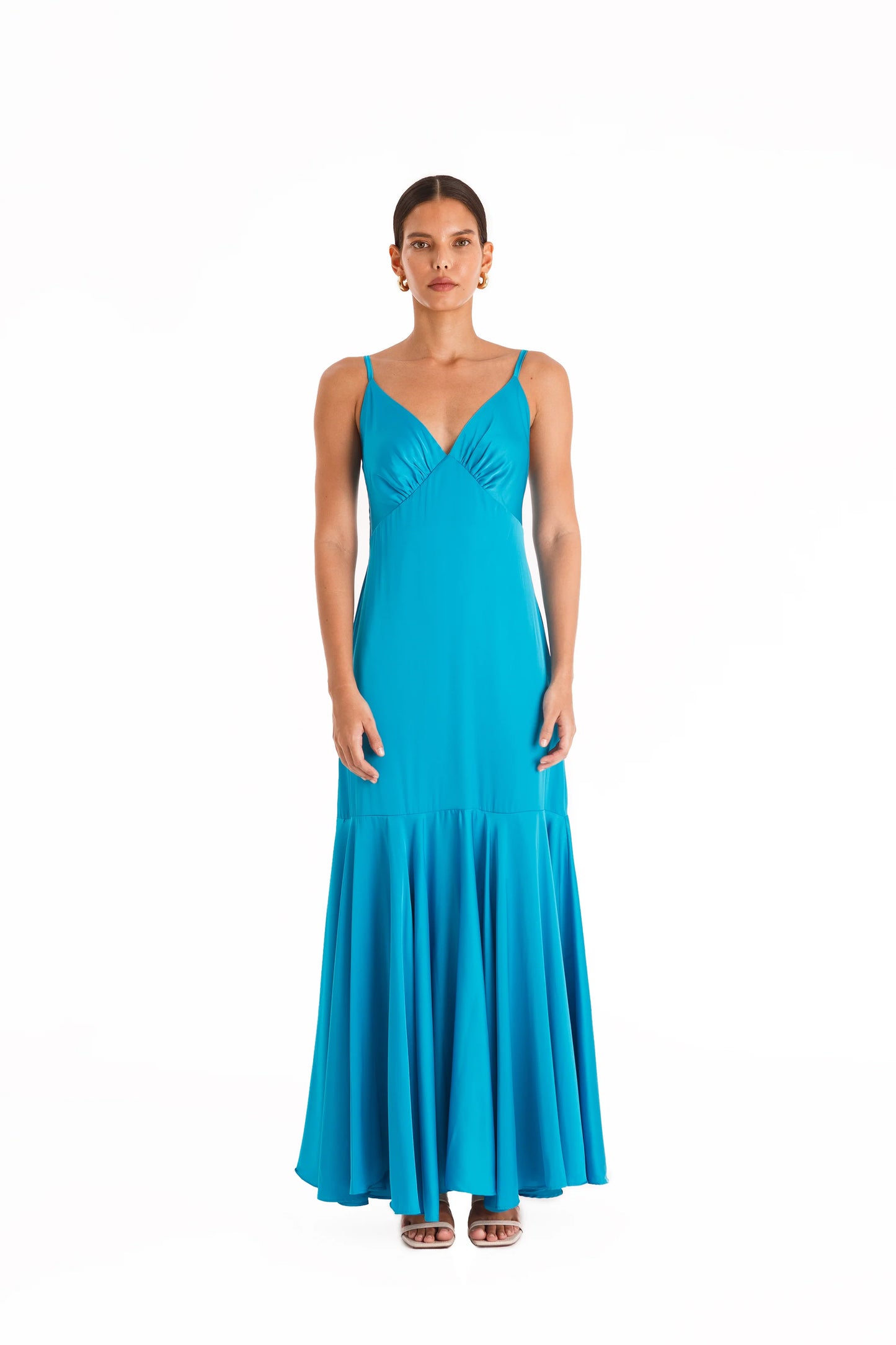 Maxidress Linda Turquesa