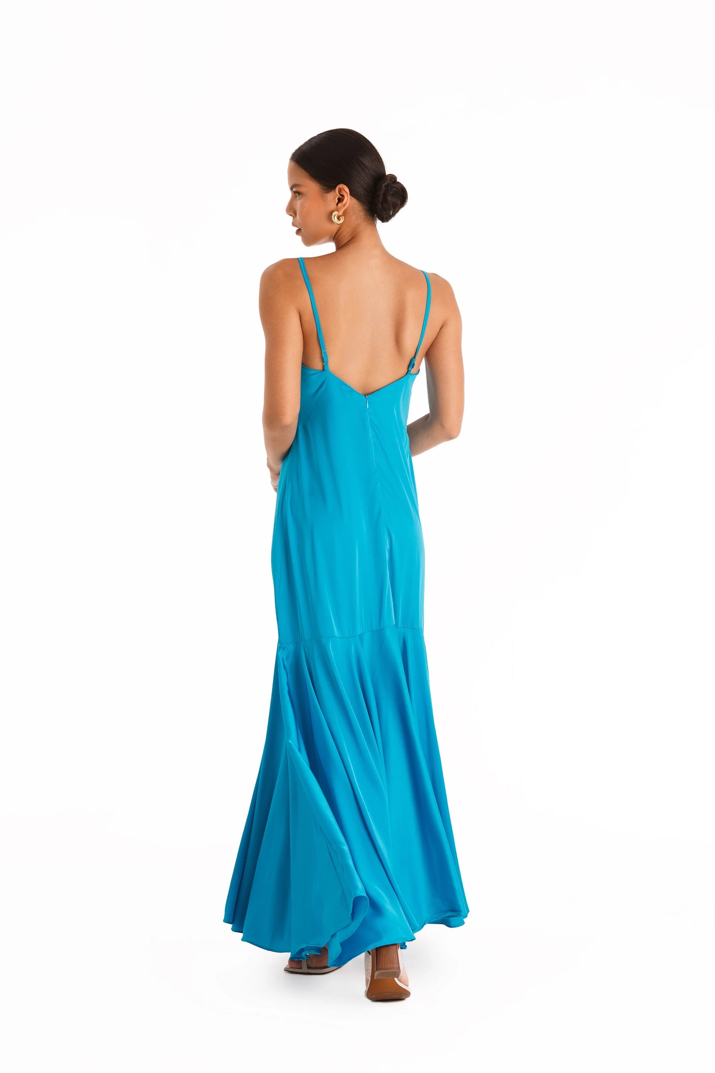 Maxidress Linda Turquesa