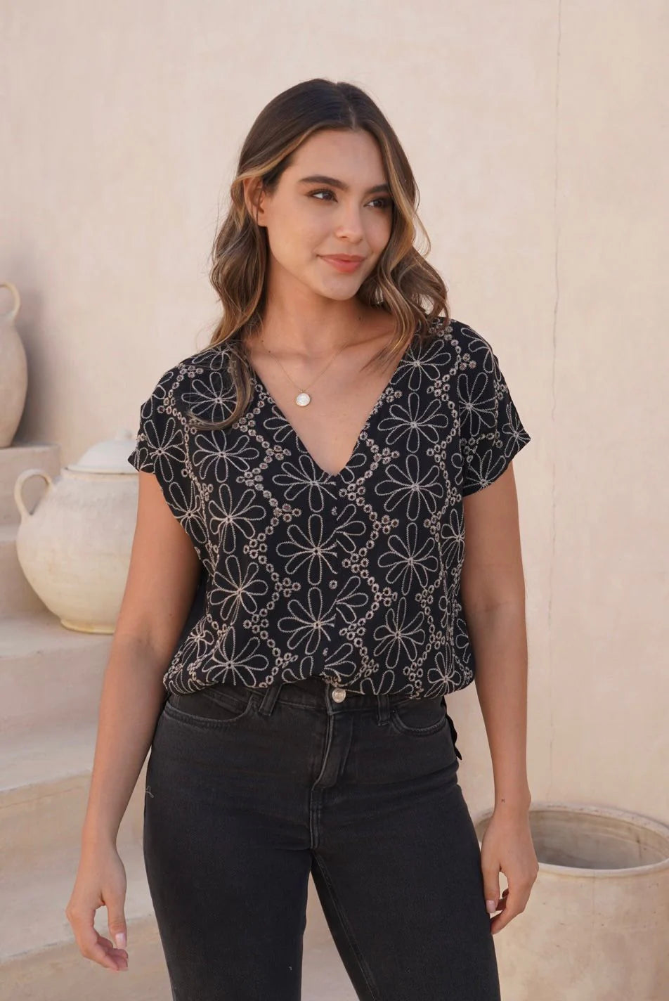 Blusa Okini Noche