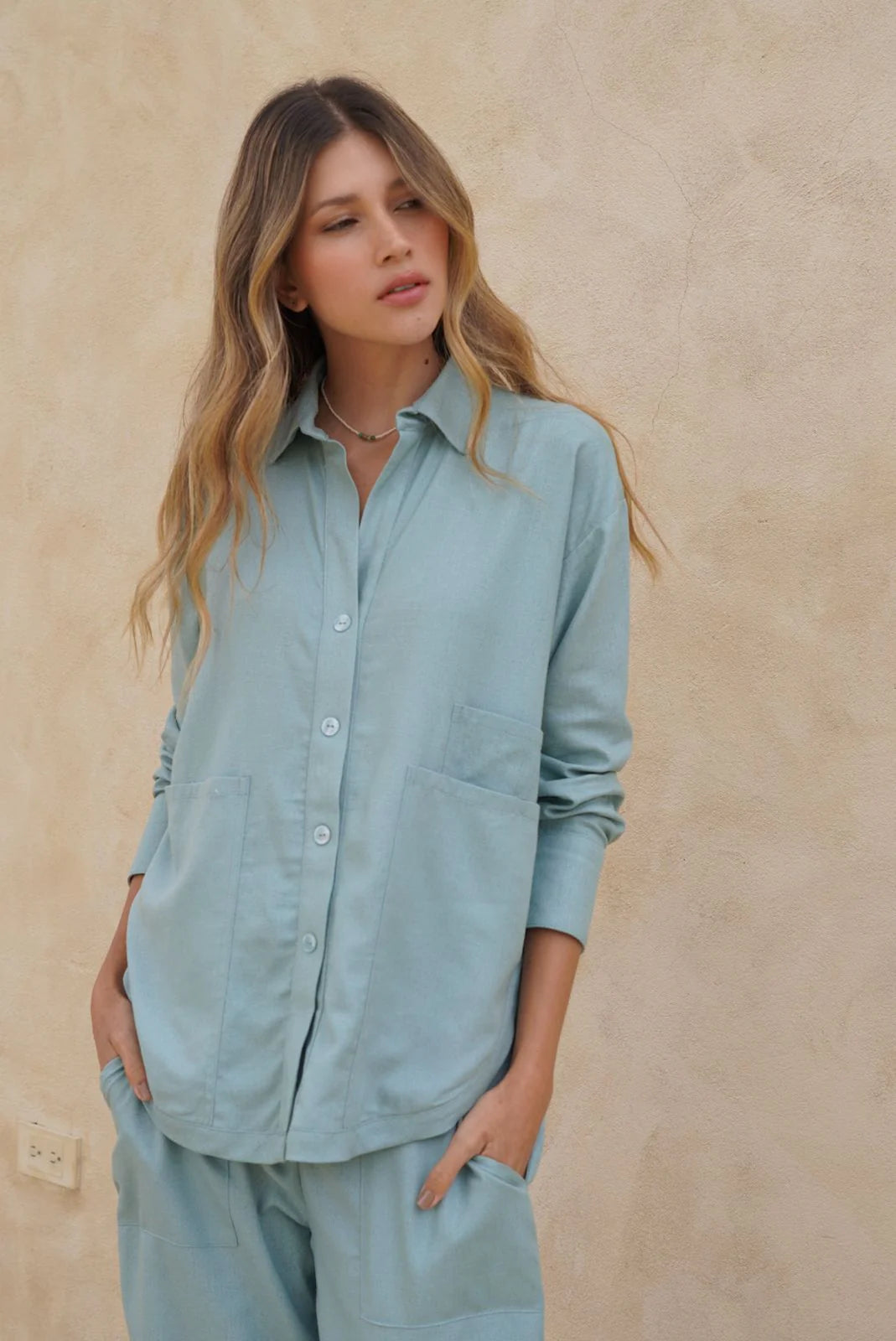 Camisa Paloma Salvia