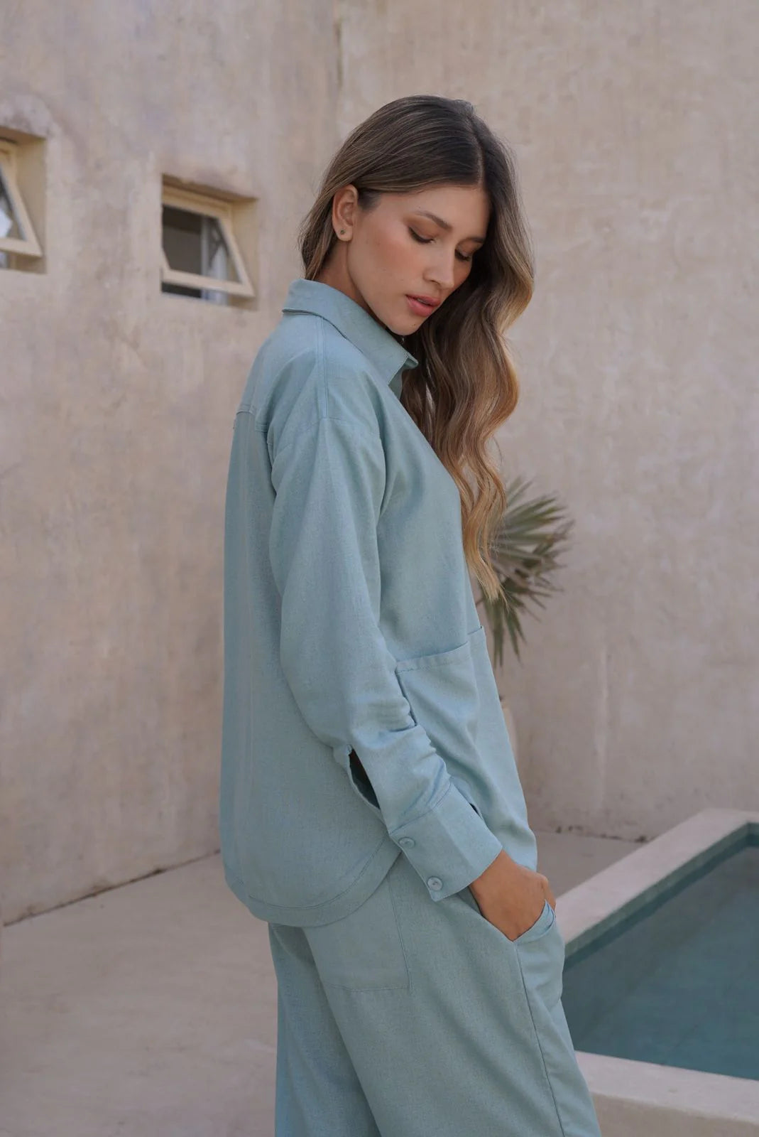 Camisa Paloma Salvia