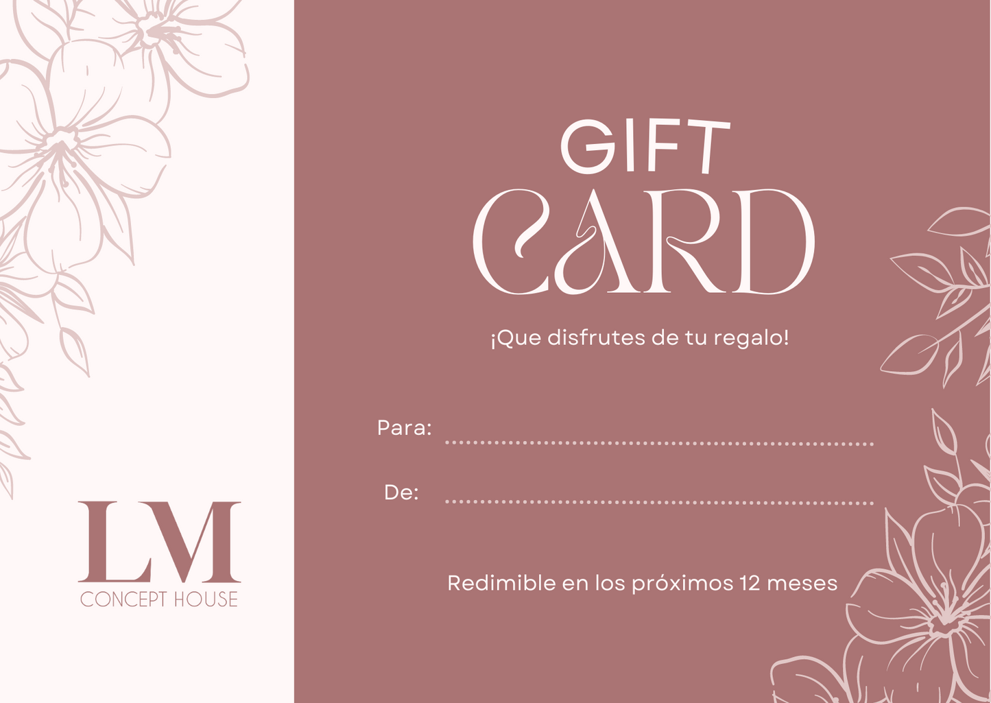 Gift Card LM