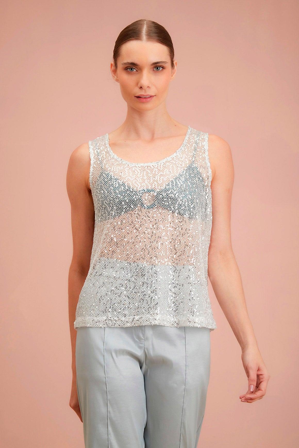 Top Reflejo Silver