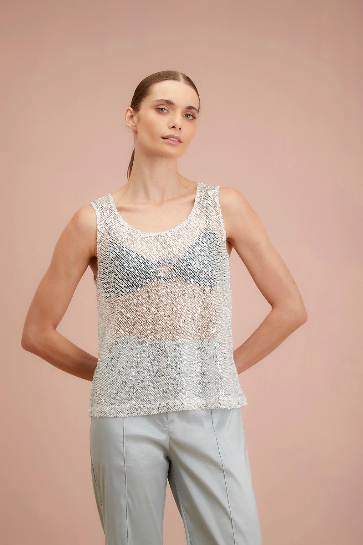 Top Reflejo Silver