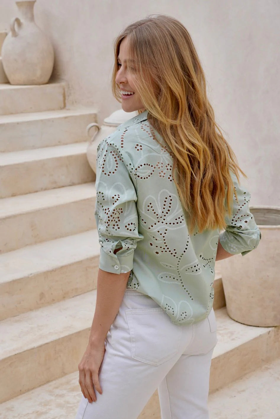 Camisa Suecia Oliva