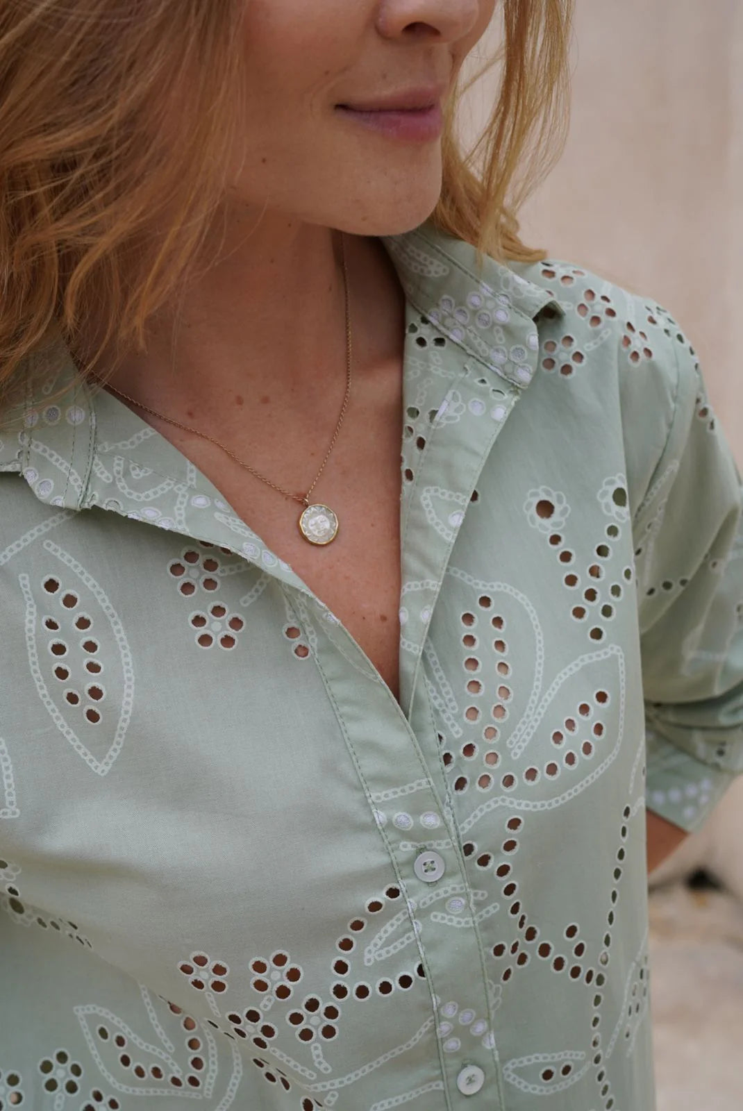 Camisa Suecia Oliva