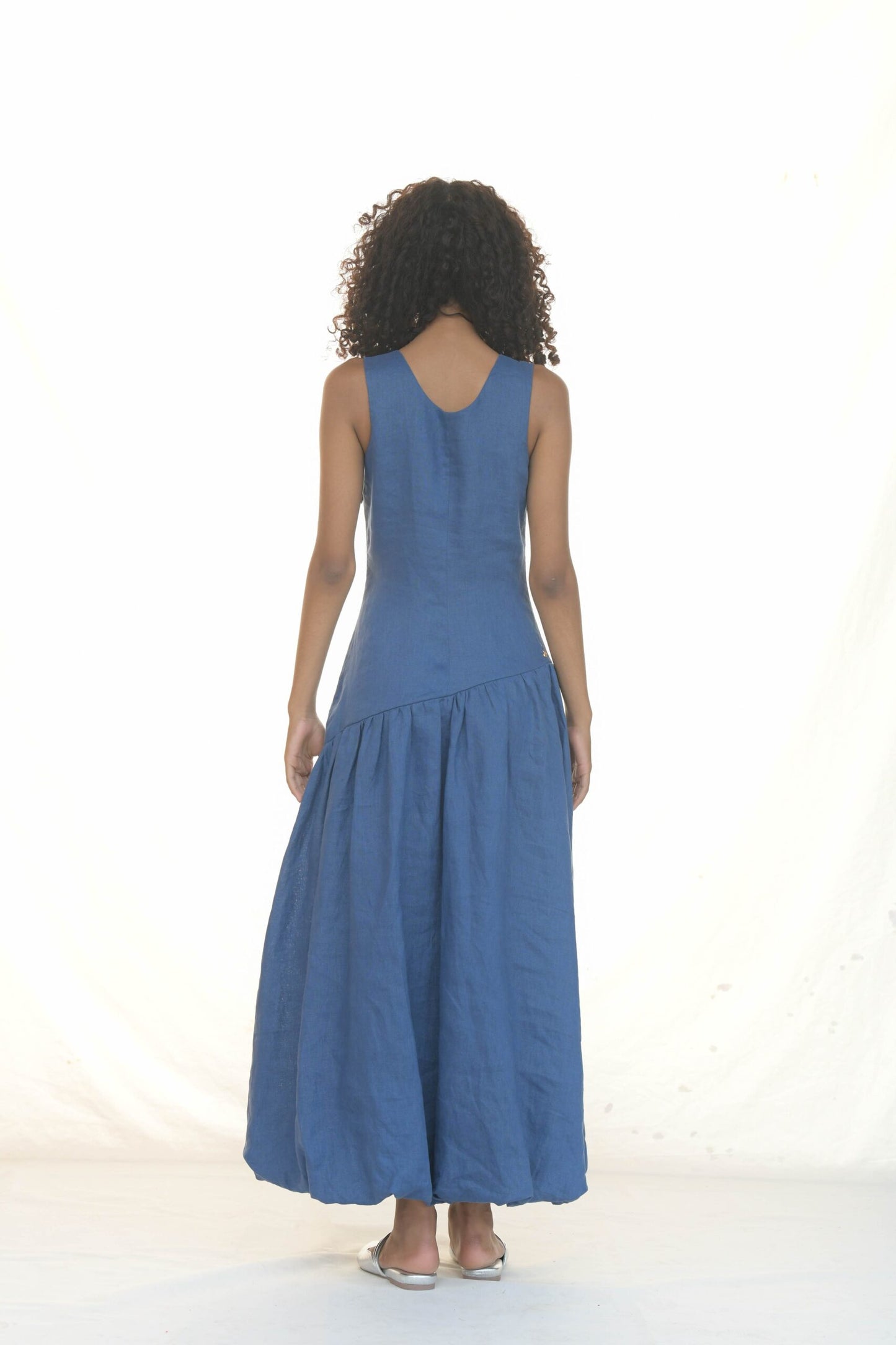 Vestido Bocarena Azul Índigo