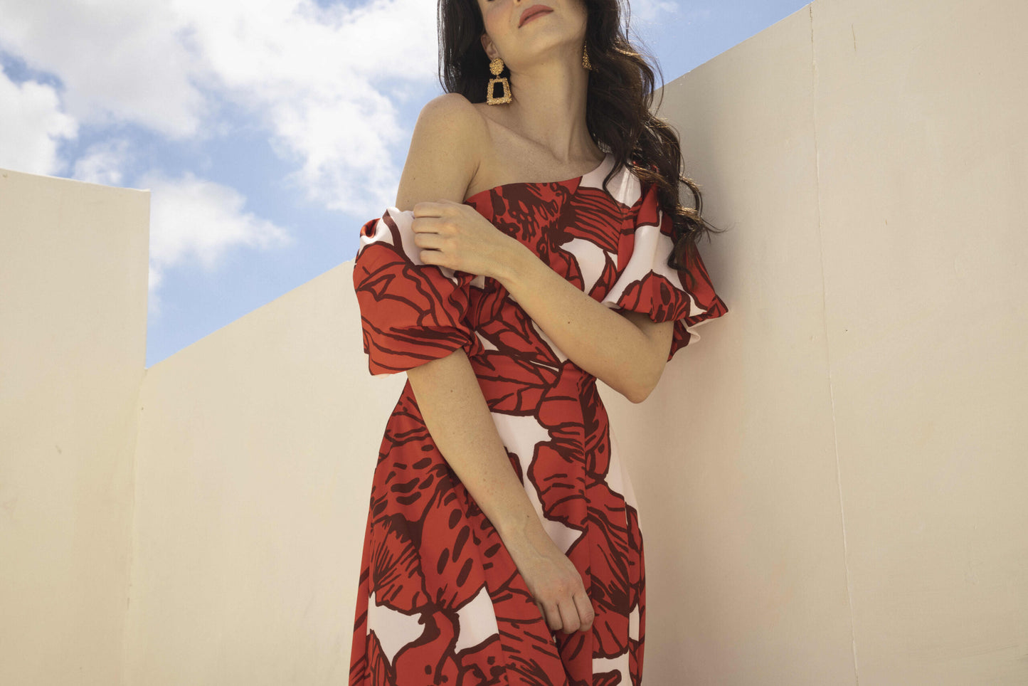 Vestido Dalia Naranja