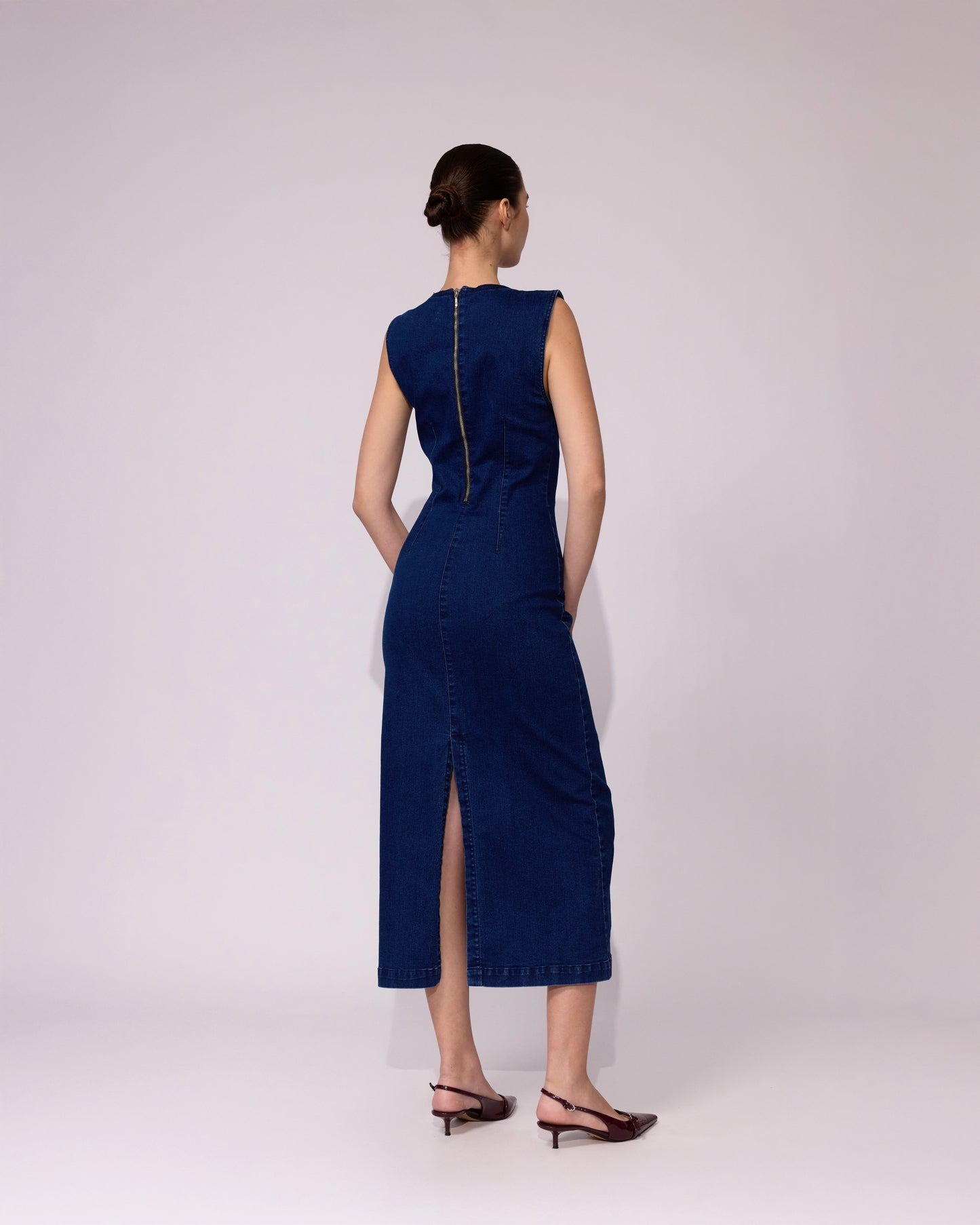 Vestido Largo Denim 2303