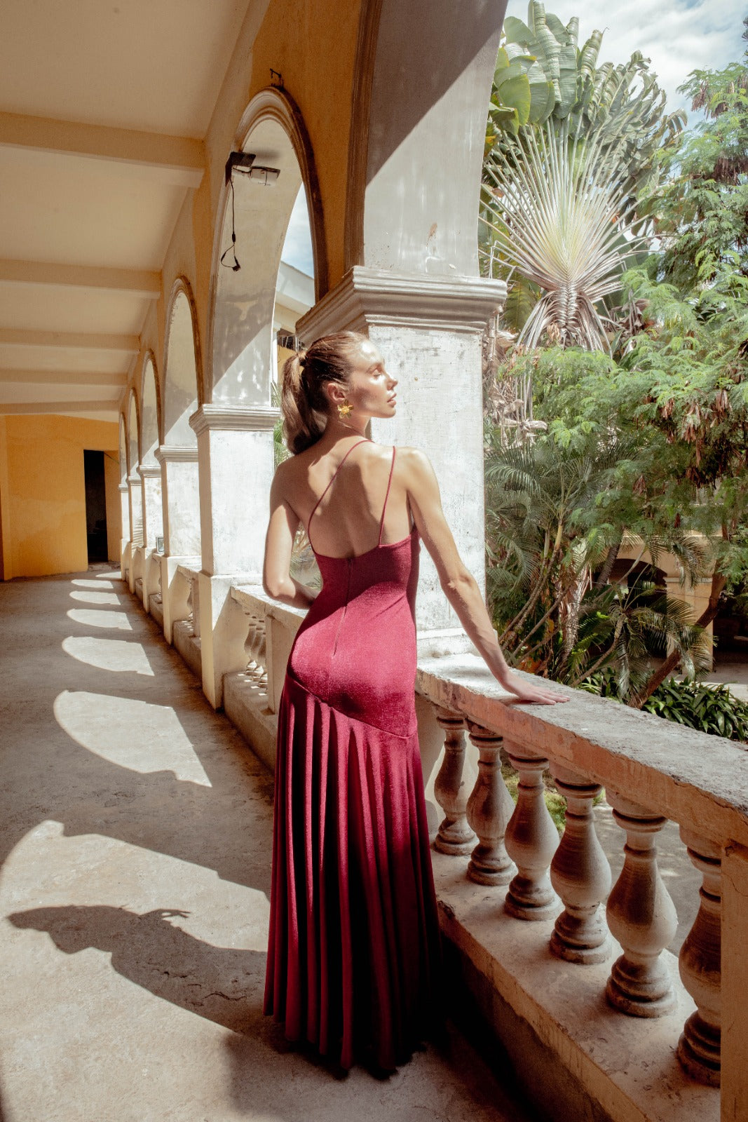 Vestido Roxana Fucsia