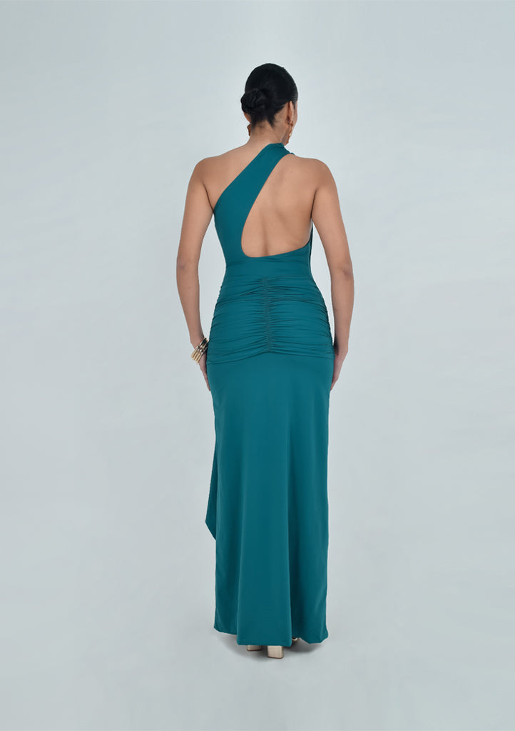 Vestido Selene Verde Botella