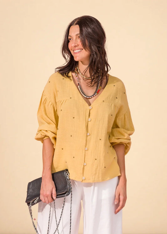 Camisera Fernanda Mostaza