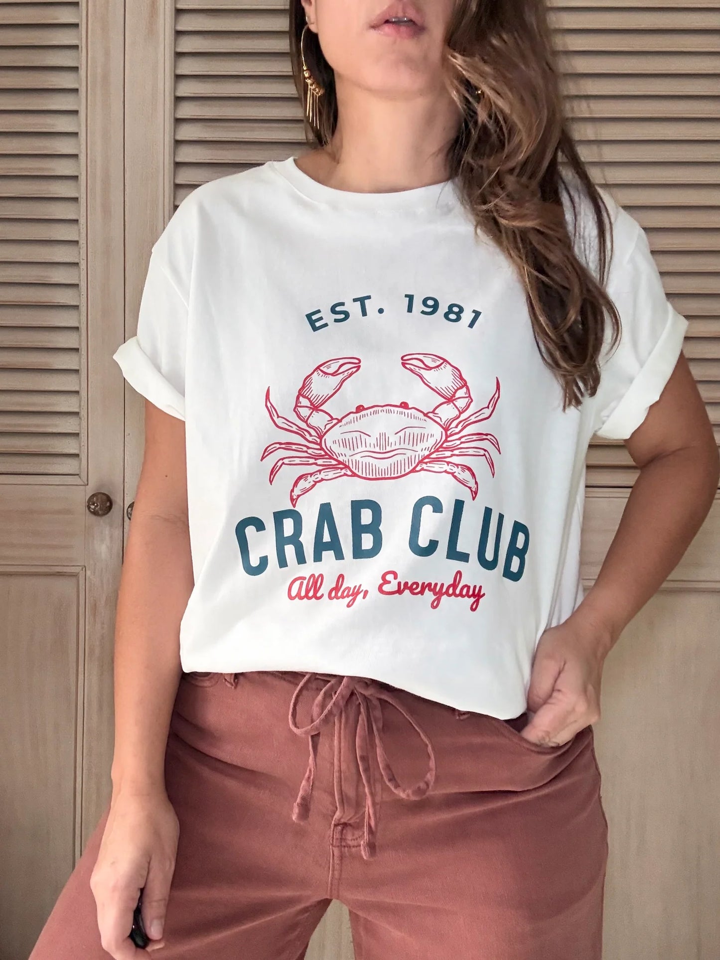 Camiseta Oversize Crab Club