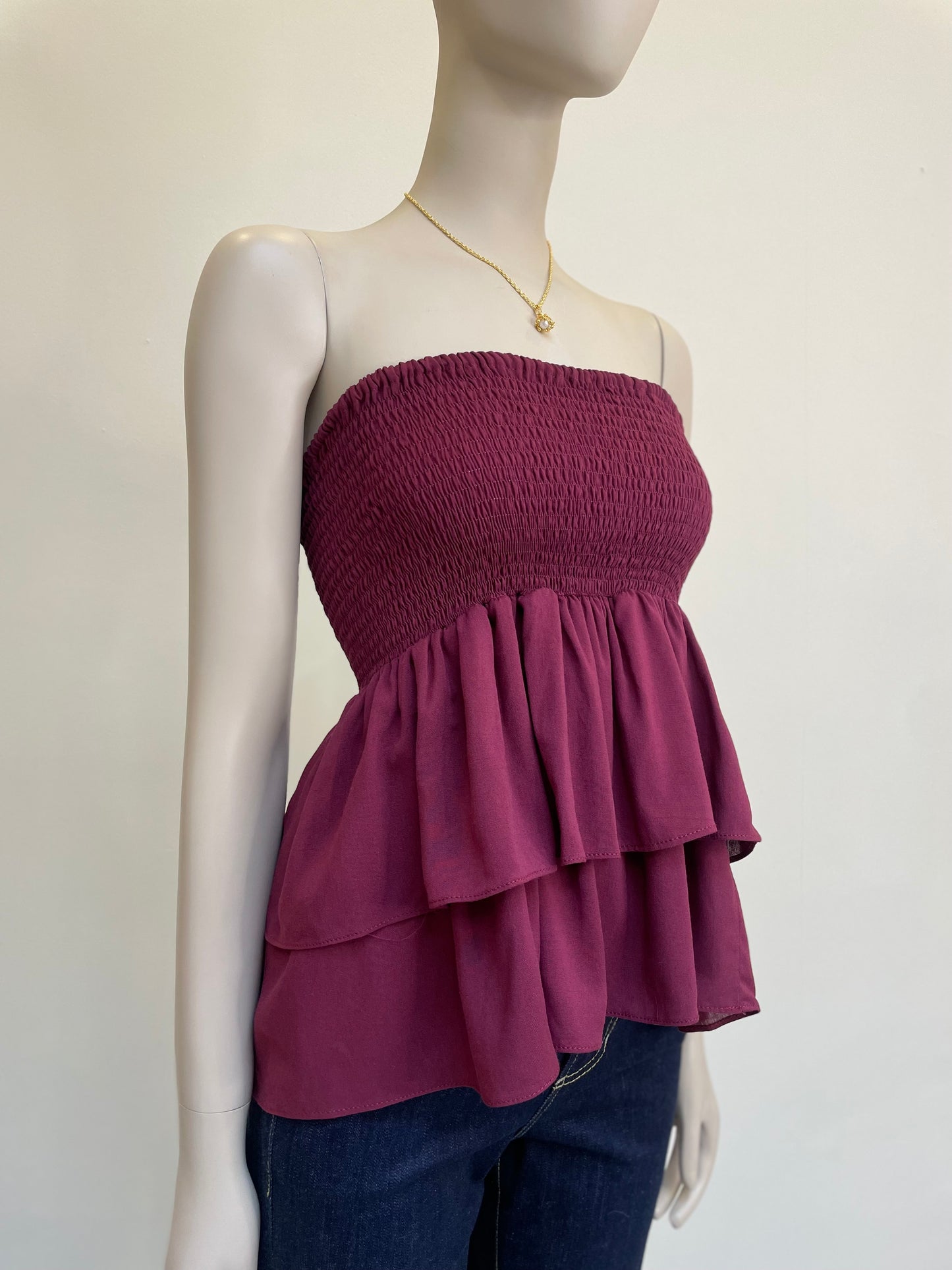 Blusa Victoria Strapless