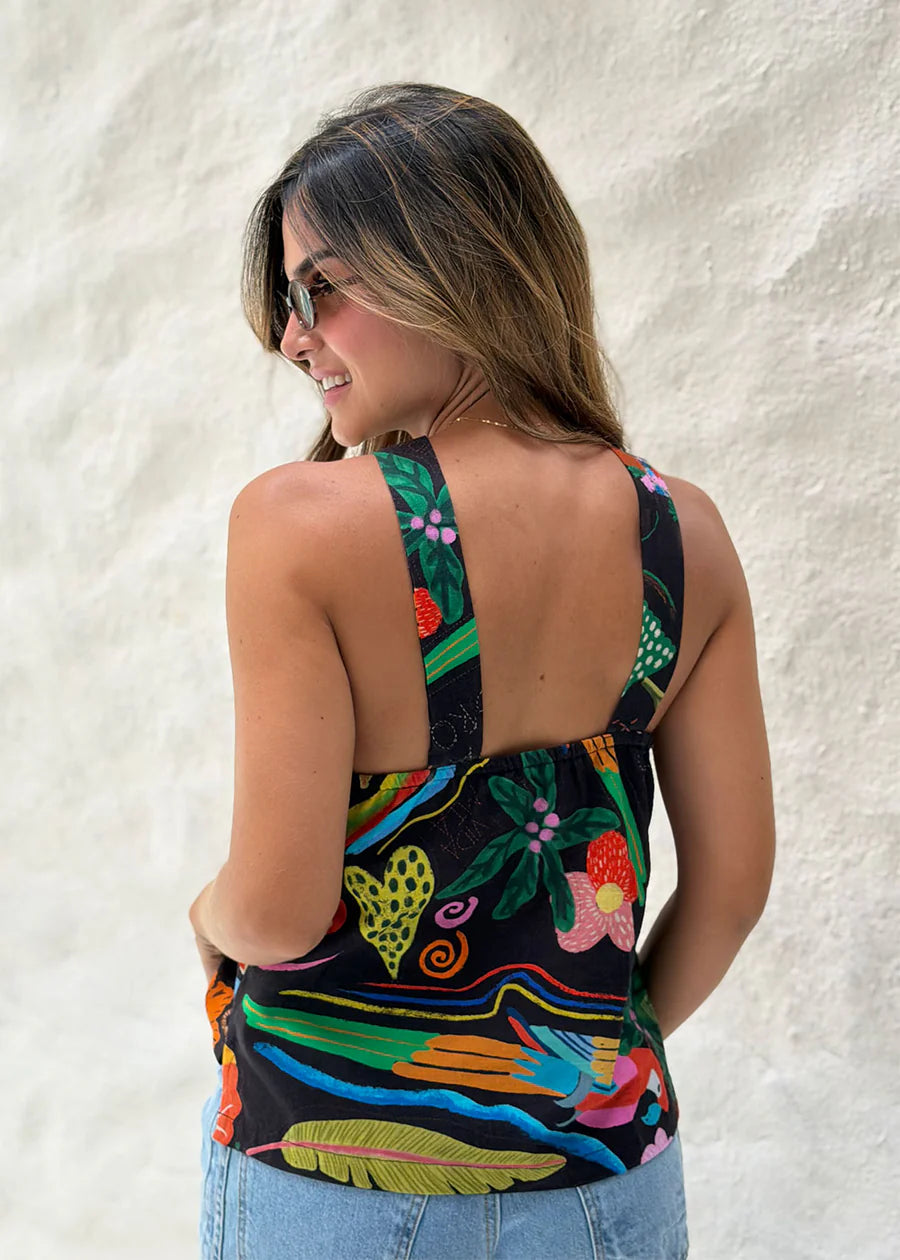 Blusa Costeña Estampada