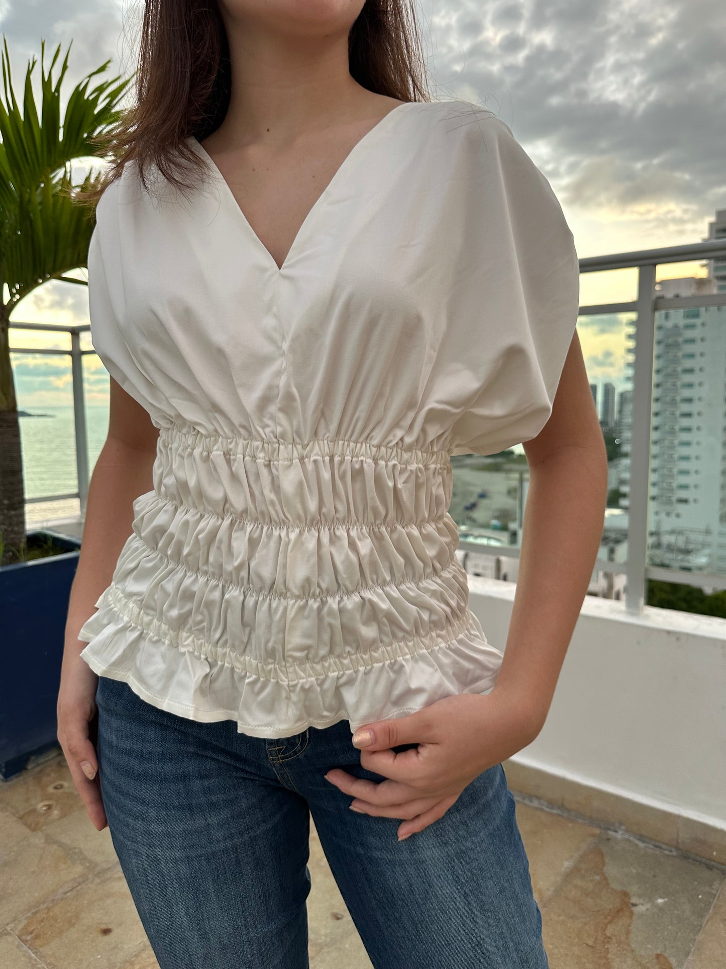 Blusa Aileen Enresortada