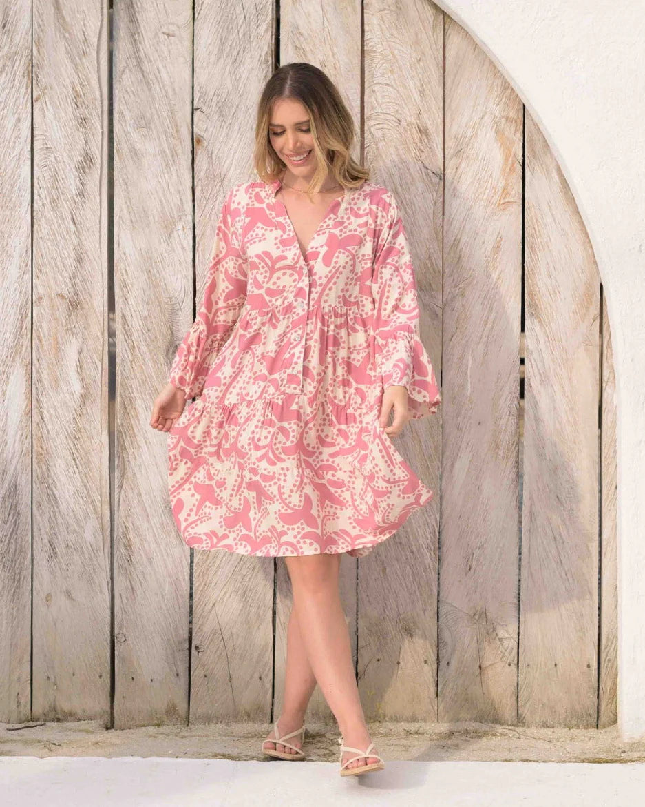 Vestido Lax Bloom Rose