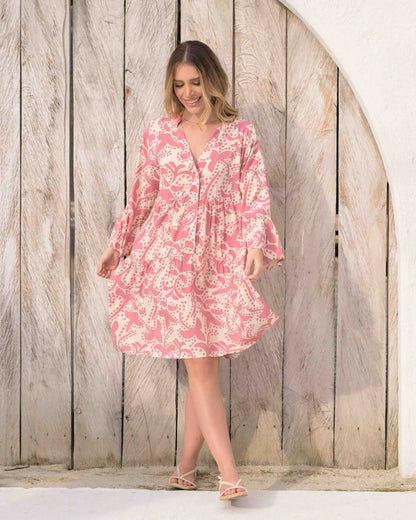 Vestido Lax Bloom Rose