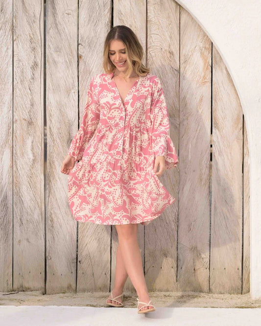 Vestido Lax Bloom Rose
